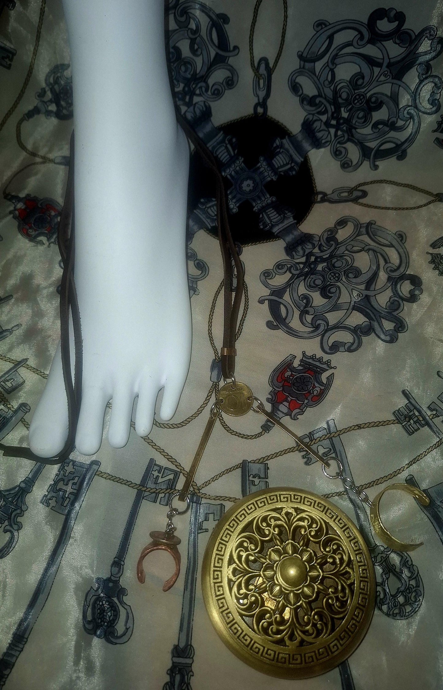 Double Toe Ring Anklet