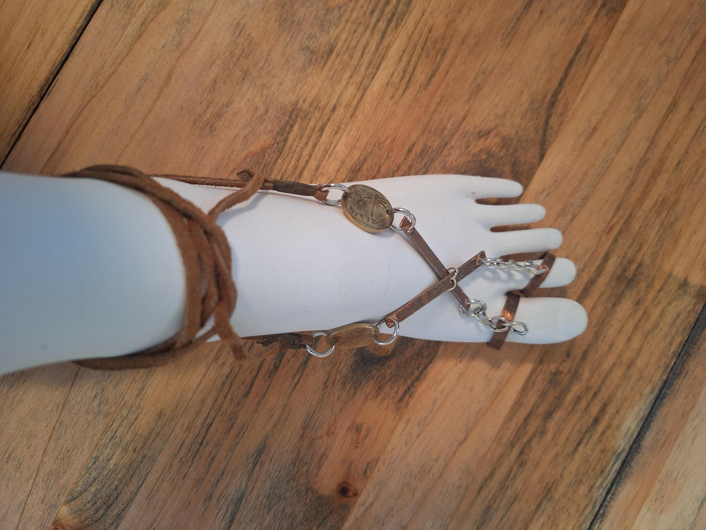 Double Toe Ring Anklet