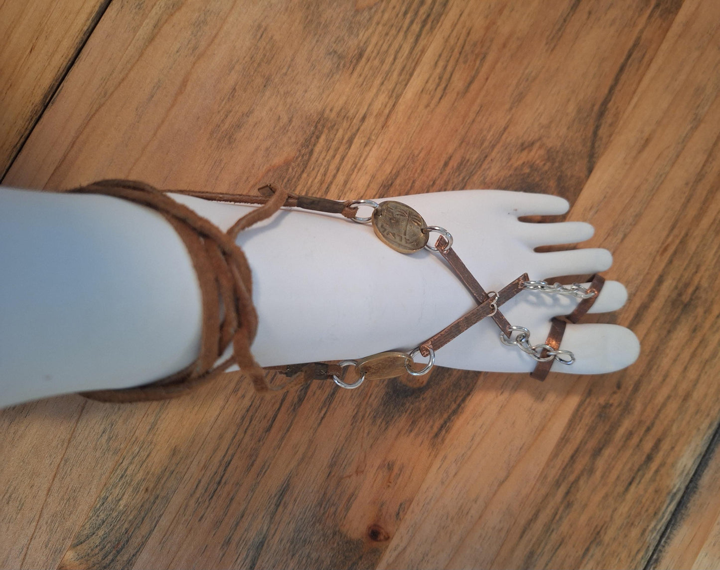 Double Toe Ring Anklet