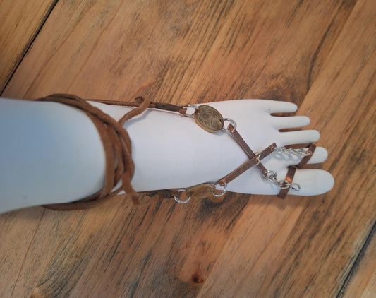 Double Toe Ring Anklet