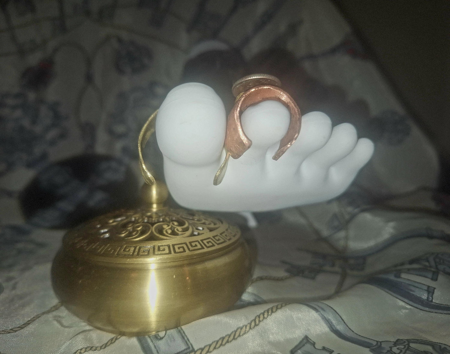 Double Toe Ring Anklet