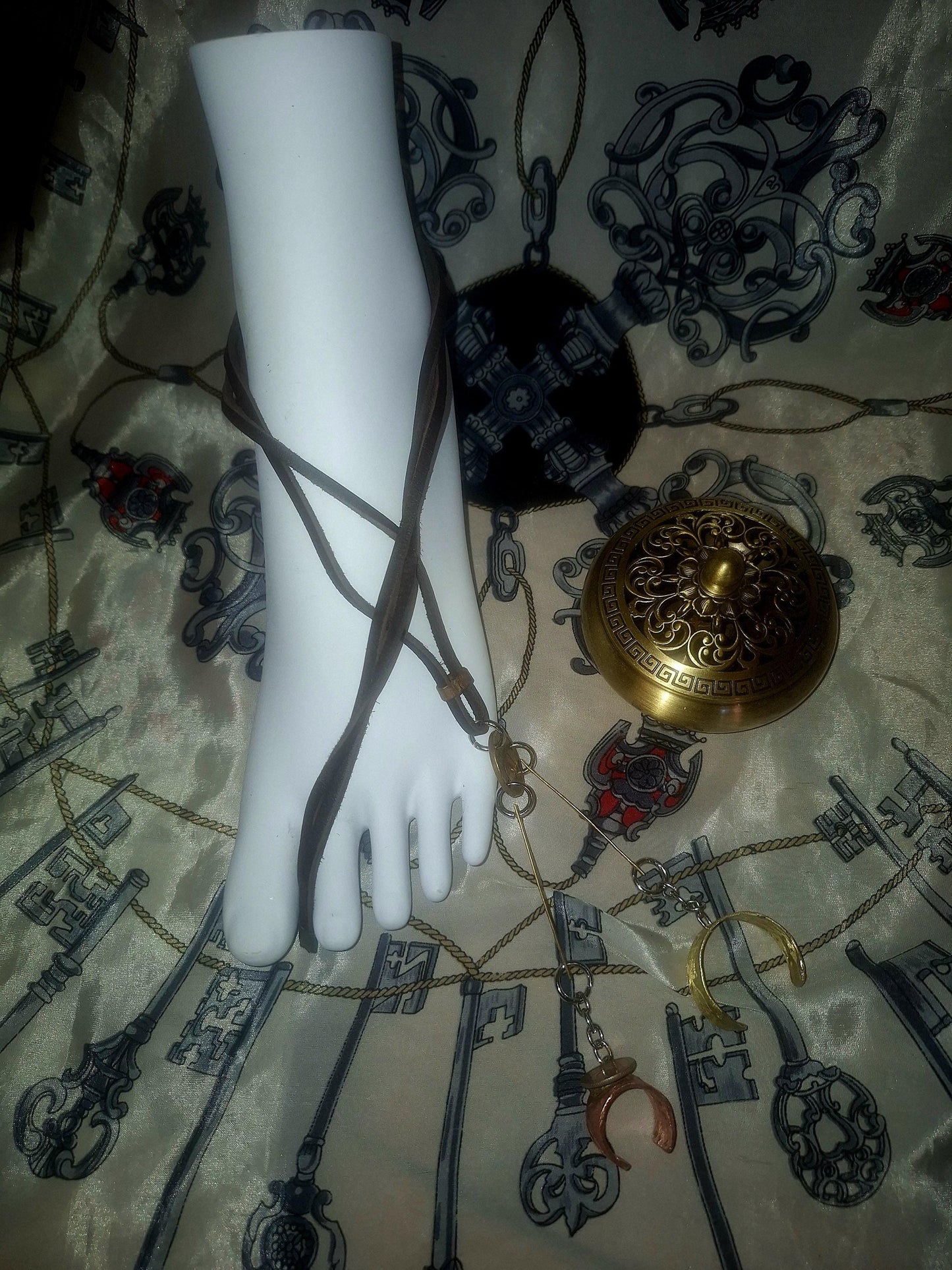 Double Toe Ring Anklet